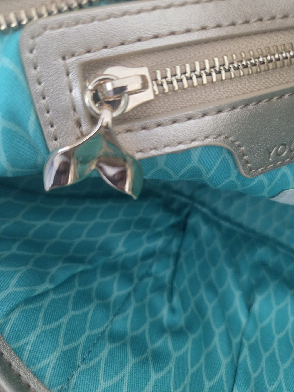 NWT. Spartina 449 Golden Mermaid Medium Tote - Picture 6 of 7